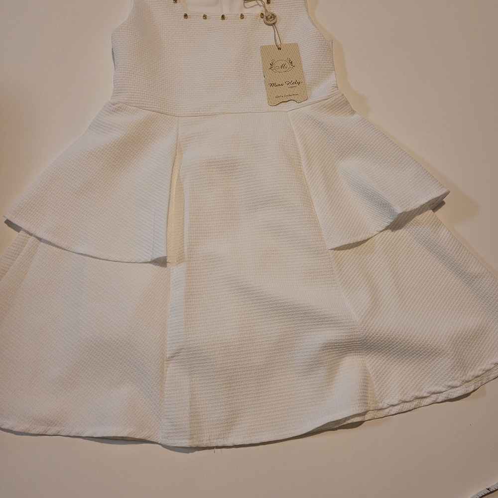 Kids white dress
